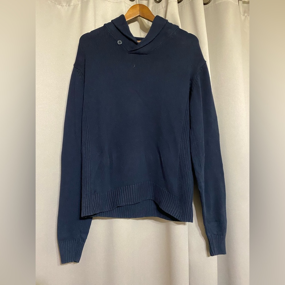 Oscar De La Renta Shawl Neck Sweater, L